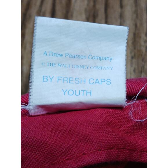 Mickey Mouse Hat Cap Youth Snapback Red Blue Unlimited Big Logo Adjustable - Picture 9 of 10